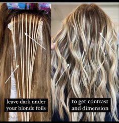 Foils Vs Balayage, Blonde Foils, Popular Photo, Hair Highlights And Lowlights, Colored Hair Tips, Redken Hair Products