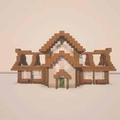 an image of a house made out of wood