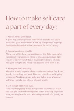 Here are a few ways to incorporate self- care into your every day life, because you deserve it. Feel free to share some of your tips too <3. Daily Diary, Good Environment, You Deserve It, Love Yourself First, Focus On Yourself, Self Healing, Perfect Life, Affirmation Cards, Life Balance