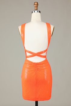 Orange Hoco Dress, Homecoming 2024, Orange Homecoming Dresses, Hoco 2024, Tight Homecoming Dress, Formal Ideas, Lovely Partner, Wedding Party Accessories, Hoco Dress