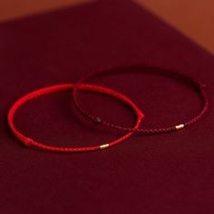 Fashion Handmade Gold Color Beads Red Rope Good Lucky Bangles Adjustable Charm Bracelets For Women Red String Bracelet, Red Rope, Red String, Color Beads, String Bracelet, Handmade Gold, Bracelets For Women, Color Dorado, Bracelet Gold