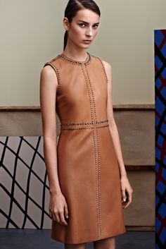 Gucci Pre-Fall 2015 - Collection - Gallery - Style.com Mode Boho, Leather Wear, Leather Dresses, Leather Outfit, Leather Dress