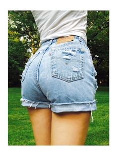 ALL SIZES Women Levi High Waisted Denim Shorts - Vinatge - small medium large extra large extra extra large High Waisted Ripped Shorts, Levi High Waisted Shorts, Distressed High Waisted Shorts, Vintage High Waisted Shorts, Destroyed Denim Shorts, Vintage Denim Shorts, High Waisted Denim Shorts, Cuffed Denim Shorts, Ripped Denim Shorts