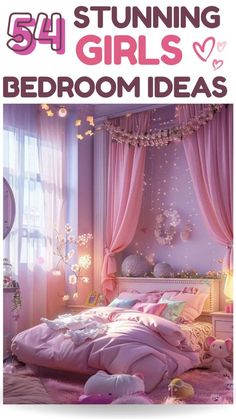 #bedroom #bedroomideas #classicbedroom #masterbedroom #naturalbedroom #modernbedroom #beingbedroom #bedroominterior #bedroomdesign #cozybedroom #elegantbedroom #warmbedroom #bedroomdecor #christmasroom #kid'sbedroom Kids Bedrooms Girls Dream Rooms, Isabella Encanto Room Ideas, Canopy Beds For Girls Room, Pink Girl Bedroom Ideas, Pink Purple Girls Bedroom, Girls Bedroom Ideas Age 5, Five Year Old Girl Bedroom, Toddler Purple Bedroom, 7 Year Girl Room Ideas