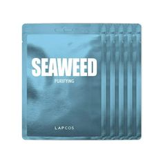 DEEP MOISTURE - Lyocell sheet mask with Seaweed offers superior hydration, helping to revitalize, fortify and soothe skin all at once. Size: 9.17 x 5.59 x 1.18 inches; 3.2 Ounces.  Color: Blue. Daily Face Mask, Korean Sheet Mask, Skin Korean, Minimize Wrinkles, Beauty Mask, Face Hydration, Collagen Peptides, Sheet Mask, Beauty Favorites