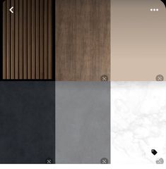 the different colors of wood and marble are shown in this screenshote screen shot