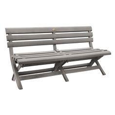 two benches sitting side by side in front of a white background and one is empty