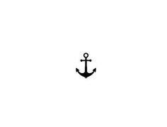 an anchor is shown in black and white on a plain background, with the word love written