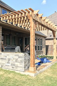 Pergolas - Visit immediately for you will never know what you will find. Click to visit NOW! Pergola On Deck, Front Porch Pergola, Deck With Pergola, Pergola With Roof, Patio Gazebo, Garden Store