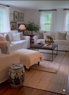 the living room is clean and ready to be used for guests or family members in their home