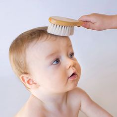 features Gently grooms baby’s hair—Our baby brush and comb set is the perfect newborn grooming set to help tame baby’s growing hair. Super soft brush bristles—Soft, sanitized natural goat hair bristles on our baby brush gently smooths baby’s fine hair and massage the scalp to prevent cradle cap. Blunt-edged comb—Rounded comb teeth gently removes tangles in toddler's hair. Small and lightweight for home and on-the-go—Compact size and minimalist design is stylish for at home use and packs easily w Natural Hair Brush, Brush And Comb, Baby Grooming, Cradle Cap, Wood Comb, Wooden Brush, Gentle Baby, Comb Set, Baby Bubble