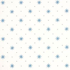 a white and blue wallpaper with stars on it