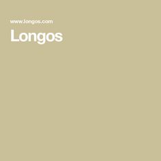 the words longos are written in white on a beige background