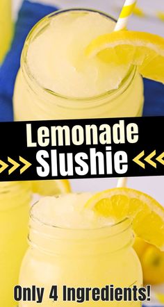 lemonade slushie recipe with only 4 ingredients