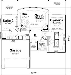 the floor plan for this house