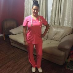 Congrats to @empower_nursepaola on beginning nursing school! We think iflex scrubs in the Karma Pink was an excellent choice. 👌 Nursing School, Nursing, Pink, On Instagram