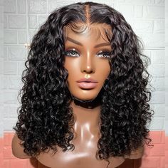 Kręcony Bob, Water Wave Bob Wig, Water Wave Bob, Corte Bob, Curly Bob Wigs, Bob Lace Front Wigs, Short Curly Bob, Curly Human Hair Wig