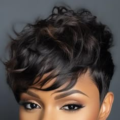 Black Hair Styles For Short Hair, Short Relaxed Hairstyles 2023, Short Sassy Hair Black Women, Short Black Hair Styles, Short Hairstyles Black Women, Short Relaxed Hair