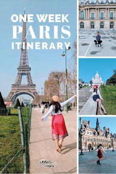 one week in paris itinerary