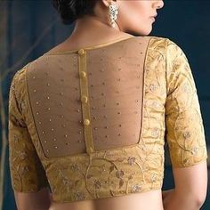 Net Saree Blouse Designs, Indian Blouse Designs, Netted Blouse Designs, Blouse Lehenga, Sari Design, Lehenga Blouse Designs