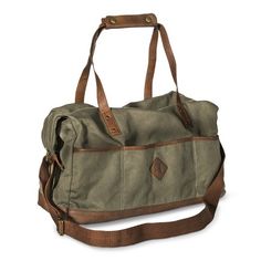 Diaper Bag Option: Mossimo Supply Co. Solid Weekender Duffle Handbag - Green Cute Purses, Backpack Purse, Grocery Bag, Weekender Bag, Fun Bags, Canvas Bag, Travel Bag