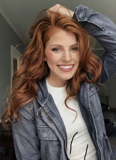 Brown Eyes With Red Hair, Fair Skin Copper Hair, Can I Pull Off Red Hair, Cowboy Copper Hair Brunette With Money Piece, Red Hair Color Green Eyes, Fall Redhead Hair, Cowgirl Copper Hair Green Eyes, Brown Hair To Red Hair Before And After, Cowboy Copper Hair Fair Skin