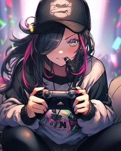 Female Gamer, Anime Show, Cartoon Pics, Awesome Anime, Games For Girls, Art Anime, Cute Anime Pics, Anime Artwork