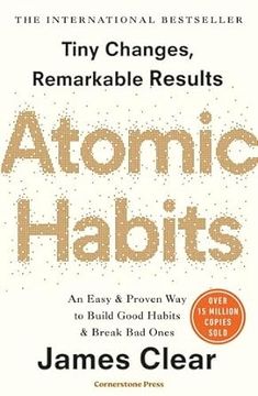 the book cover for atomic habitts by james clear