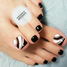 Unghie Sfumate, Gel Pedicure, Blue Nail