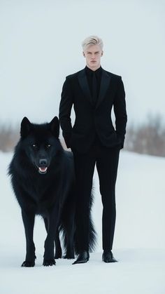 Alpha Male Aesthetic, Omegaverse Aesthetic, Black Wolf Aesthetic, Wolf Outfit, Wolf Aesthetic, Arte Viking, Black Dogs, Dark Elegance