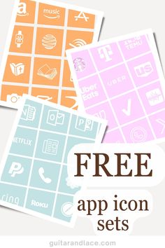 free aesthetic app icons for phone and ipad Icons For Ipad, Free App Icons, Aesthetic Home Screen, Icon Sets, Free Iphone, Free App, Iphone Apps, Icon Set, App Icon