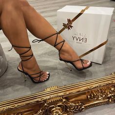 Prom Shoes Women, Black Wrap Heels, Black Heels For Prom, Black High Heels For Prom, Heels Classy Elegant Black, Black Prom Heels, Black Heels Strappy, Amber Turner, Gold Heels Prom