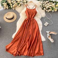 simple backless short summer women's dress P121 Fabric: blended Color: As Photo Size(cm): S,M,L S skirt length 130 bust 82 waist 64M skirt length 131 bust 86 waist 68L skirt length 132 bust 90 waist 72 Red V-neck Backless Summer Dress, Elegant Backless Summer Sundress, Backless Evening Dress In Solid Color, Evening Backless Solid Color Dress, Elegant Sleeveless Dress With Spaghetti Straps In Solid Color, Evening Backless Dress In Solid Color, Evening Solid Color Backless Dress, Elegant Backless Strappy Dress For Vacation, Elegant Backless Dress With Strappy Back For Vacation