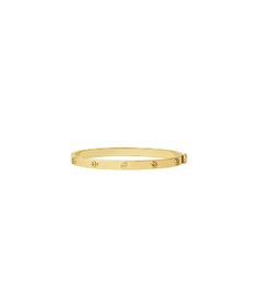 Directly from Tory Burch - Our iconic Miller collection, reimagined as jewelry. Studded with Double Ts, this classic bangle looks great stacked or solo. Tory Burch Official Site. Classic Stackable Cuff Bangle Bracelet, Tory Burch Bracelet, Classic Bangles, Designer Bracelets, Tory Burch Miller, Hinged Bracelet, Christmas Wishlist, Bracelet Stack, Designer Jewelry