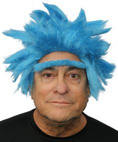 PRICES MAY VARY. Includes spiky blue wig and blue eyebrows/ unibrow. Stick on blue eyebrows. Stretch cap with pre-styled spiky blue hair. One size fits most adults, young adults, women, and men Level Up your Rick Game -Rick wig comes pre-styled Self-adhesive false eyebrow with 3M tape- Hold very well when applied carefully to clean skin Great quality synthetic fibers. Morty will love it! Spiky Blue Hair with matching eyebrows. Eyebrows have an Adhesive strip that is double-sided and easy to use. Blue Eyebrows, Goku Hair, False Eyebrows, Goku Cosplay, My New Haircut, Rick Sanchez, Spiky Hair, Blue Wig, Scene Hair