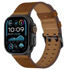 PRICES MAY VARY. For Apple Watch Band: The Band Compatible with Apple Watch 49mm/46mm/45mm/44mm/42mm-Series 3/2/1 ALL Models, including: Ultra 2 / Ultra / SE / Series 10 / Series 9 / Series 8 / Series 7 / Series 6 / Series 5 / Series 4 / Series 3 / Series 2 / Series 1. 49mm/46mm/45mm/44mm/42mm-Series 3/2/1 watch size fit for 6.45"-8.77"(164-223mm) wrist. Please choose the right size before placing the order. This band not fits for iWatch Series 10 (42mm). For Apple Watch Leather Band: The leathe Apple Watch Bands Leather, Apple Watch Band, Series 3, Leather Band, Apple Watch Bands, Watch Band, Watch Bands, Apple Watch, Smart Watch