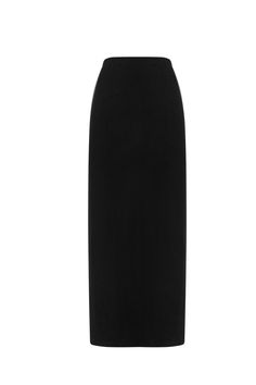 RIBBED KNIT MAXI SKIRT - BLACK Outfits With Black Skirt Long, Law Outfits, Long Tight Skirt, Tight Skirt Outfit, Ribbed Maxi Skirt, Skirt Png, Straight Maxi Skirt, Black Knit Skirt, Skirt Outfit Casual