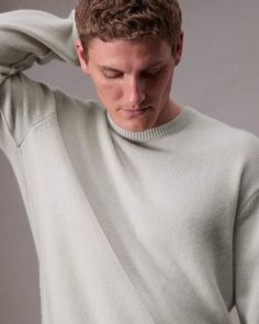 Crafted entirely from exceptionally soft, midweight cashmere, this crewneck sweater has fully-fashioned sleeves and a comfortable, relaxed fit for easy layering. Size down for a closer fit. Ivory XS Fitted Cashmere Sweater, Men Apparel, Fully Fashioned, Athletic Fits, Cashmere Sweater, Crewneck Sweater, Cashmere Sweaters, Rag & Bone, Crew Neck Sweater