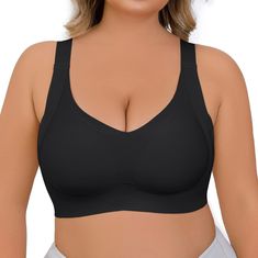 Get perfect body-hugging shape and breathability with the Daily Comfort Wireless Shaper Bra.﻿ Its whisper-soft and seamless construction make this sculpting piece essential for enhancing your body's natural shape.Why you'll love it!• Adjustable, stretchy straps• Breasts supporting• Builts in support of top• Lightweight with ideal stretch and recovery• Ultra soft on the skin material Black Friday Banner, Strapless Bandeau, Shapewear Bodysuit, Yoga Set, Everyday Bra, Support Bras, Waist Trainer, Plus Size Swimwear, Perfect Body