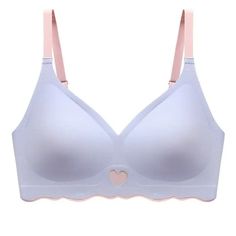 Classic Push-Up Bra Gets A Modern Twist With Heart Cut-Out Patterns And Pastel Color Styling. Wire-Free Design Seamless Adjustable Straps Help You Find The Right Fit Spandex, Nylon Size / Band Size / Cup Size M / 34 / A, B, C #1245 Pink Stretch V-neck Bra, Stretch Pink Nursing Bra With Built-in Bra, Pink Stretch Nursing Bra With Built-in Bra, Pink Nursing Bra With Built-in Stretch, Pink Push-up Nursing Bra With Medium Support, Pink Stretch Push-up Nursing Bra, Pink Seamless Nursing Bra, Fitted Seamless Pink Nursing Bra, Stretch Pink V-neck Bra