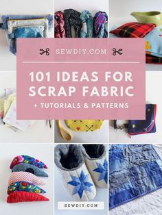 the top ten ideas for scrap fabric and slippers