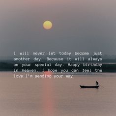 a person on a boat in the water with a sunset behind them and an inspirational quote