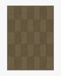 a brown rug with lines on it