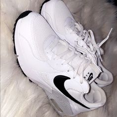 Practically Brand New, Worn Twice. Reason For Selling: Too Small. Shoes Nike Air, Nike White, Shoes Nike, White Nikes, Gray White, Air Max, Nike Air Max, Nike Shoes, Nike Women