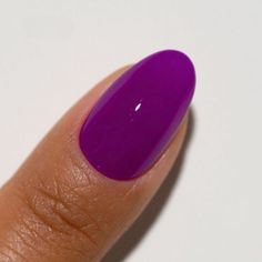 R U Jelly? DIVA #227 (purple with red undertones) — Maybe in another universe we would’ve known about this bright grape purple sooner Dnd Gel Nail Polish Fall Colors, Purple Nails With Designs, Bright Purple Nails, Dnd Purple, Maybe In Another Universe, Essie Nail Polish Colors, Purple Gel Nails, In Another Universe, Dip Nail Colors