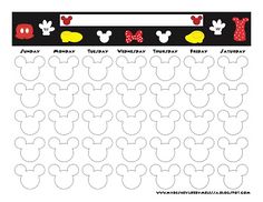 a mickey mouse activity sheet for kids to practice their disney character numbers and names on