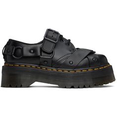 1461 HARNESS LEATHER PLATFORM SHOES Leather Platform Shoes, Jadon Boots, Dr Shoes, Fur Accessories, Digital Wallet, Dr Martens Black, Tripp Nyc, Goodyear Welt, Shoes Uk