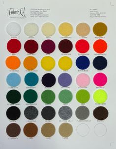 the color chart for this item is very large and has many colors to choose from