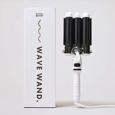 The Wave Wand Is The Perfect Tool For Creating Natural-Looking Mermaid, Beachy Or Boho Waves In Seconds. Featuring 3 X Extra Large Barrels. Bondi Boost Wave Wand, Bondi Boost, 3 Barrel Curling Iron, Boho Waves, Mermaid Waves, Barrel Curling Iron, Sea Salt Spray, Hair Waver, Boring Hair