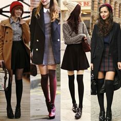 Outfits Rock, Skirt School, Soft Gamine, Dramatic Classic, Brown Outfit, Ideas Outfit, Soft Classic, Fashion Mode, School Fashion